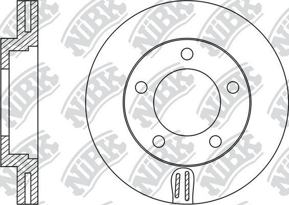 NiBK RN1475 - Brake Disc autospares.lv