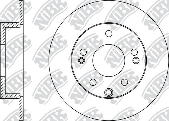 NiBK RN1476 - Brake Disc autospares.lv