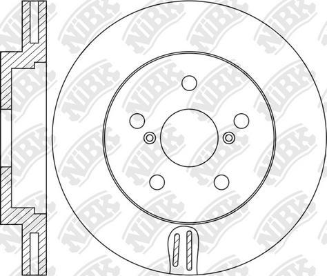 NiBK RN1471 - Brake Disc autospares.lv