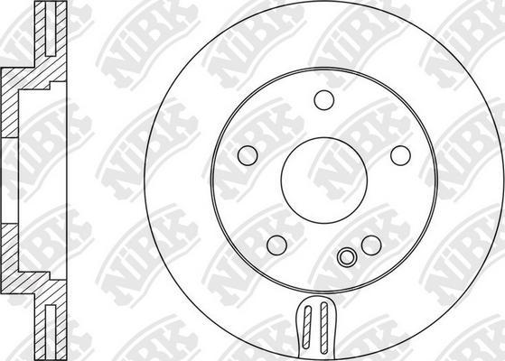 NiBK RN1594 - Brake Disc autospares.lv