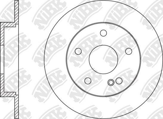 NiBK RN1595 - Brake Disc autospares.lv