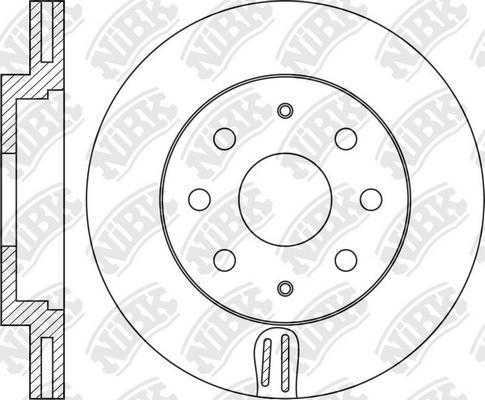 NiBK RN1592 - Brake Disc autospares.lv