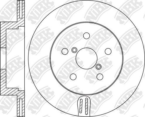 NiBK RN1597 - Brake Disc autospares.lv