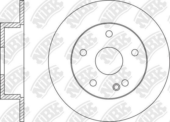 NiBK RN1559 - Brake Disc autospares.lv