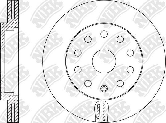 NiBK RN1554 - Brake Disc autospares.lv