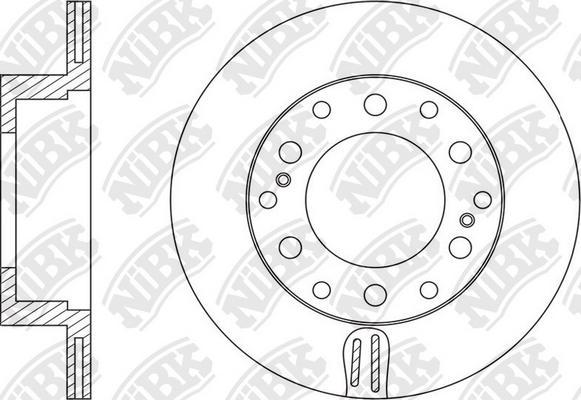 NiBK RN1553 - Brake Disc autospares.lv