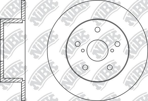 NiBK RN1509 - Brake Disc autospares.lv