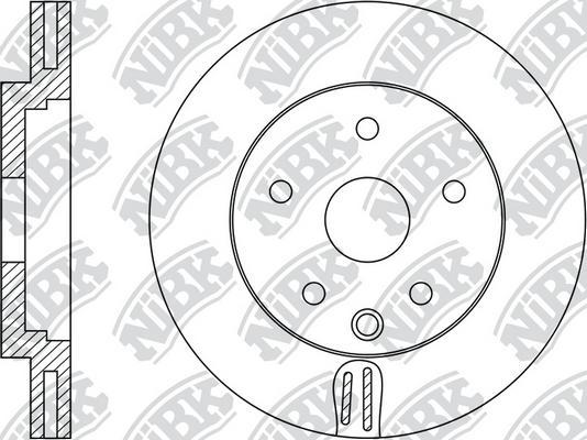 NiBK RN1505 - Brake Disc autospares.lv