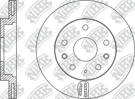 NiBK RN1515 - Brake Disc autospares.lv