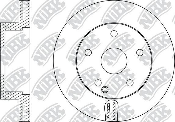 NiBK RN1510 - Brake Disc autospares.lv