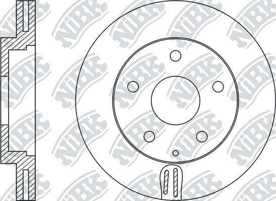 NiBK RN1518 - Brake Disc autospares.lv