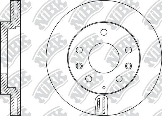 NiBK RN1513 - Brake Disc autospares.lv