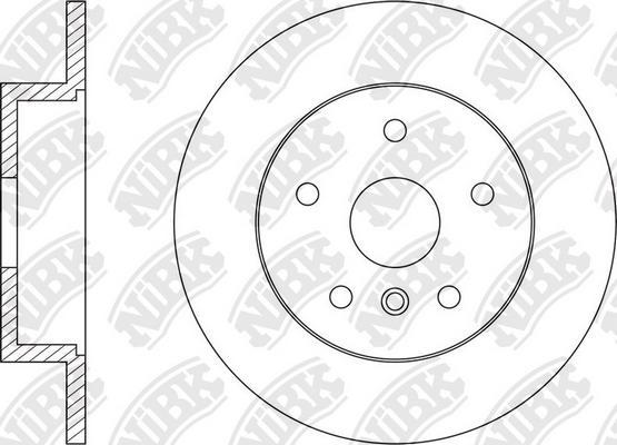 NiBK RN1539 - Brake Disc autospares.lv