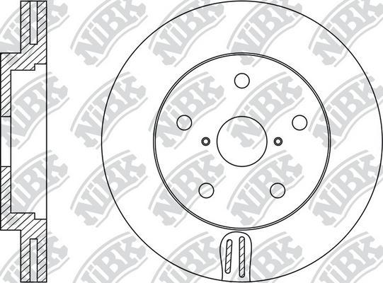 NiBK RN1530 - Brake Disc autospares.lv