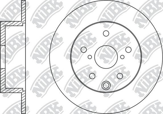 NiBK RN1529 - Brake Disc autospares.lv