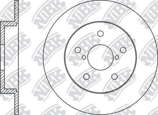 NiBK RN1524 - Brake Disc autospares.lv