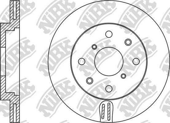 NiBK RN1526 - Brake Disc autospares.lv