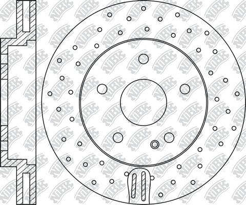 NiBK RN1696DSET - High Performance Brake Disc autospares.lv