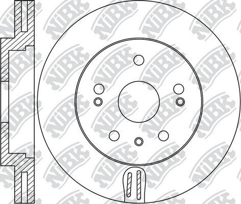 NiBK RN1698 - Brake Disc autospares.lv