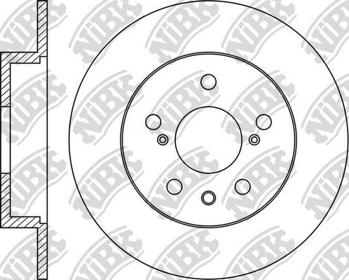 NiBK RN1693 - Brake Disc autospares.lv