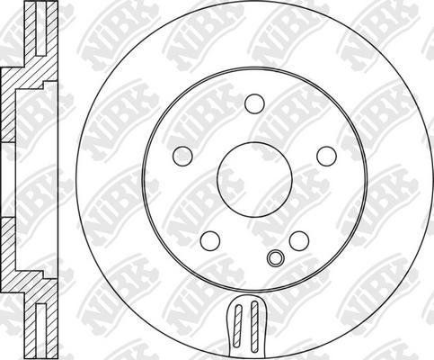 NiBK RN1697 - Brake Disc autospares.lv