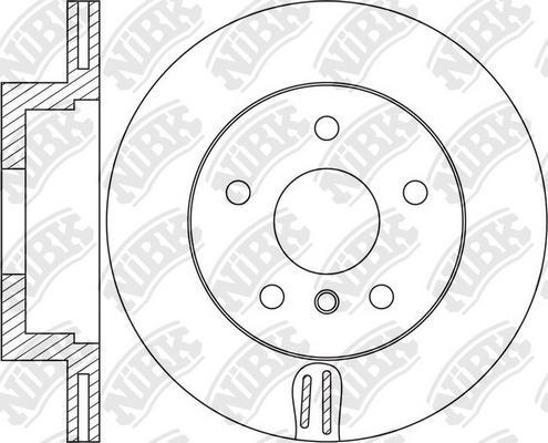 NiBK RN1646 - Brake Disc autospares.lv