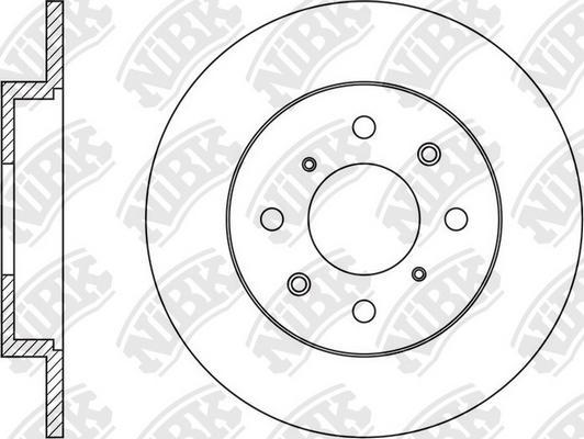 NiBK RN1642 - Brake Disc autospares.lv