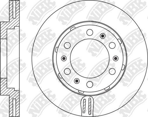 NiBK RN1651 - Brake Disc autospares.lv