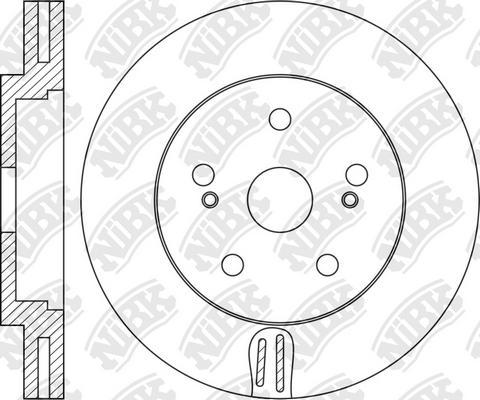 NiBK RN1669 - Brake Disc autospares.lv