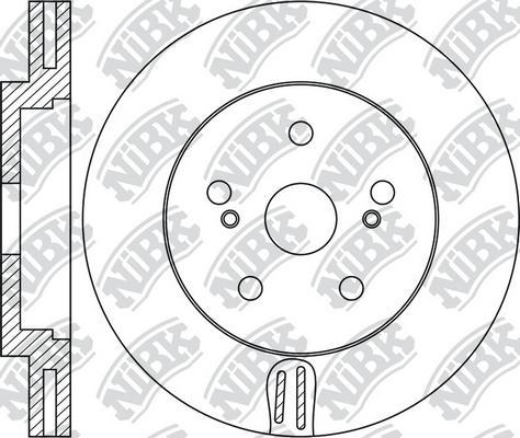 NiBK RN1668 - Brake Disc autospares.lv