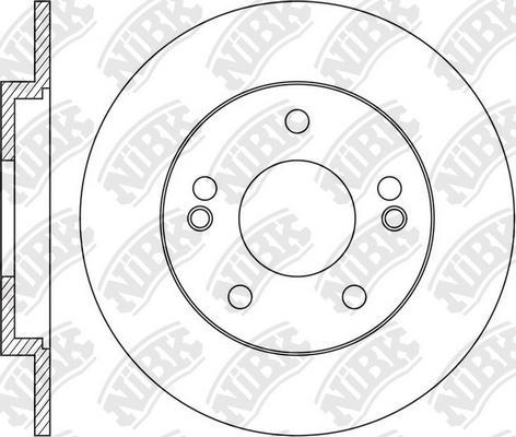 NiBK RN1601 - Brake Disc autospares.lv