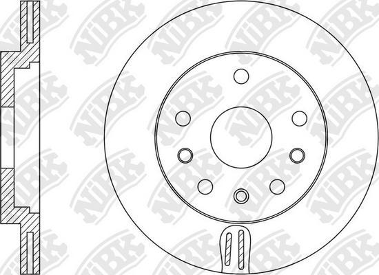 NiBK RN1612 - Brake Disc autospares.lv