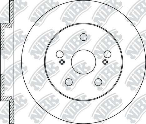 NiBK RN1689 - Brake Disc autospares.lv