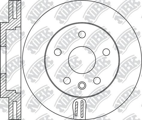 NiBK RN1684 - Brake Disc autospares.lv