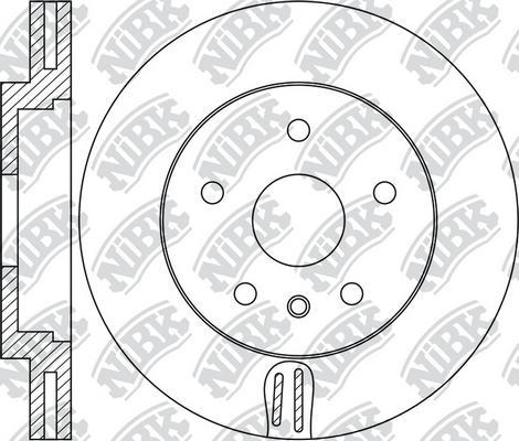 NiBK RN1686 - Brake Disc autospares.lv