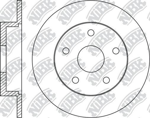 NiBK RN1675 - Brake Disc autospares.lv