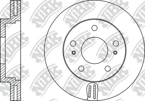 NiBK RN1094 - Brake Disc autospares.lv