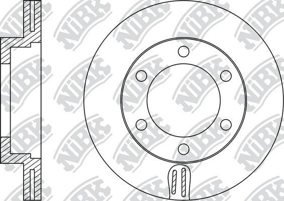 NiBK RN1090 - Brake Disc autospares.lv