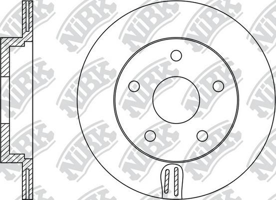 NiBK RN1048 - Brake Disc autospares.lv