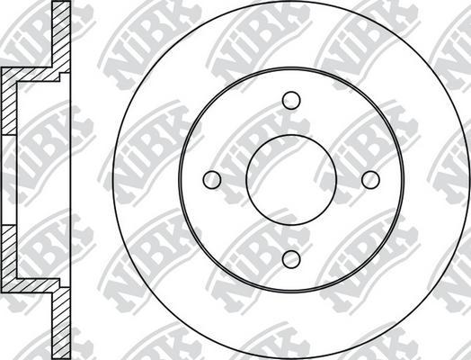 NiBK RN1043 - Brake Disc autospares.lv