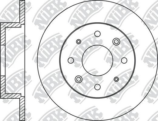 NiBK RN1047 - Brake Disc autospares.lv