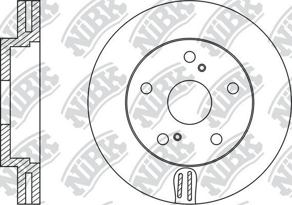 NiBK RN1059 - Brake Disc autospares.lv