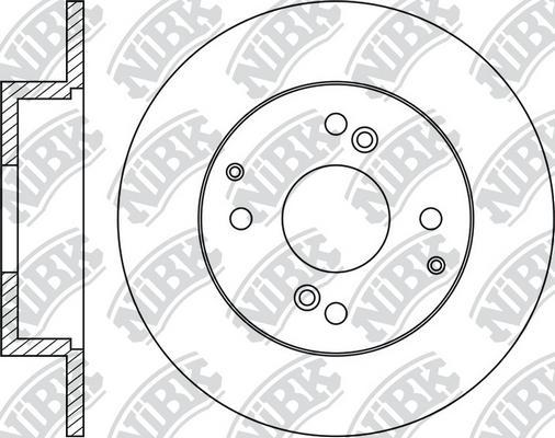 NiBK RN1054 - Brake Disc autospares.lv