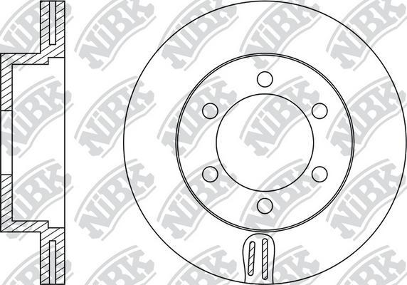 NiBK RN1056 - Brake Disc autospares.lv