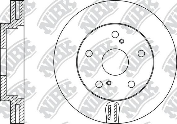 NiBK RN1069 - Brake Disc autospares.lv