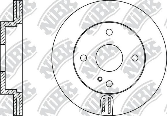 NiBK RN1064 - Brake Disc autospares.lv