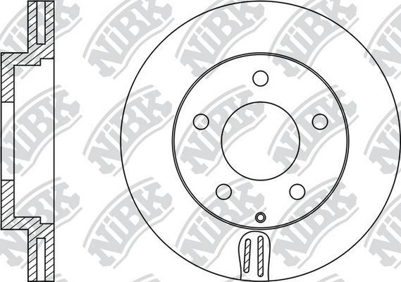 NiBK RN1061 - Brake Disc autospares.lv