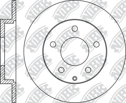 NiBK RN1062 - Brake Disc autospares.lv