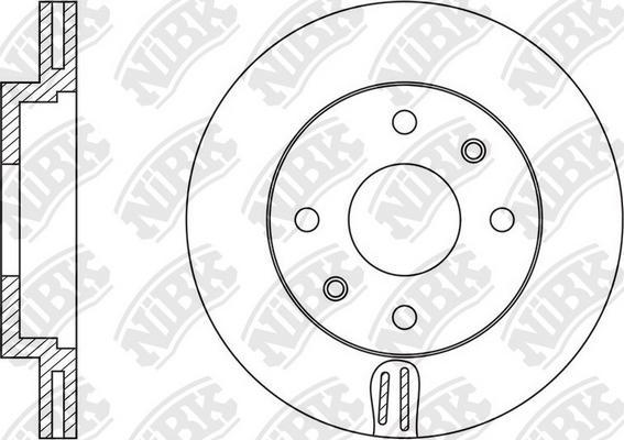 NiBK RN1006 - Brake Disc autospares.lv