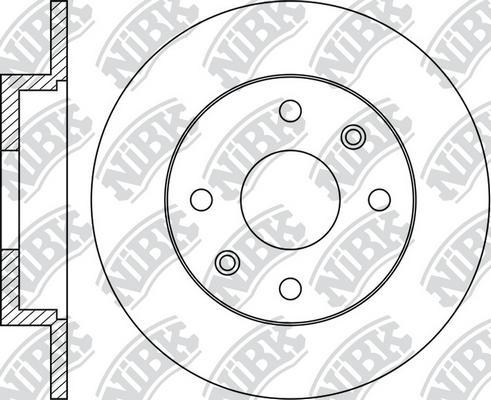 NiBK RN1003 - Brake Disc autospares.lv